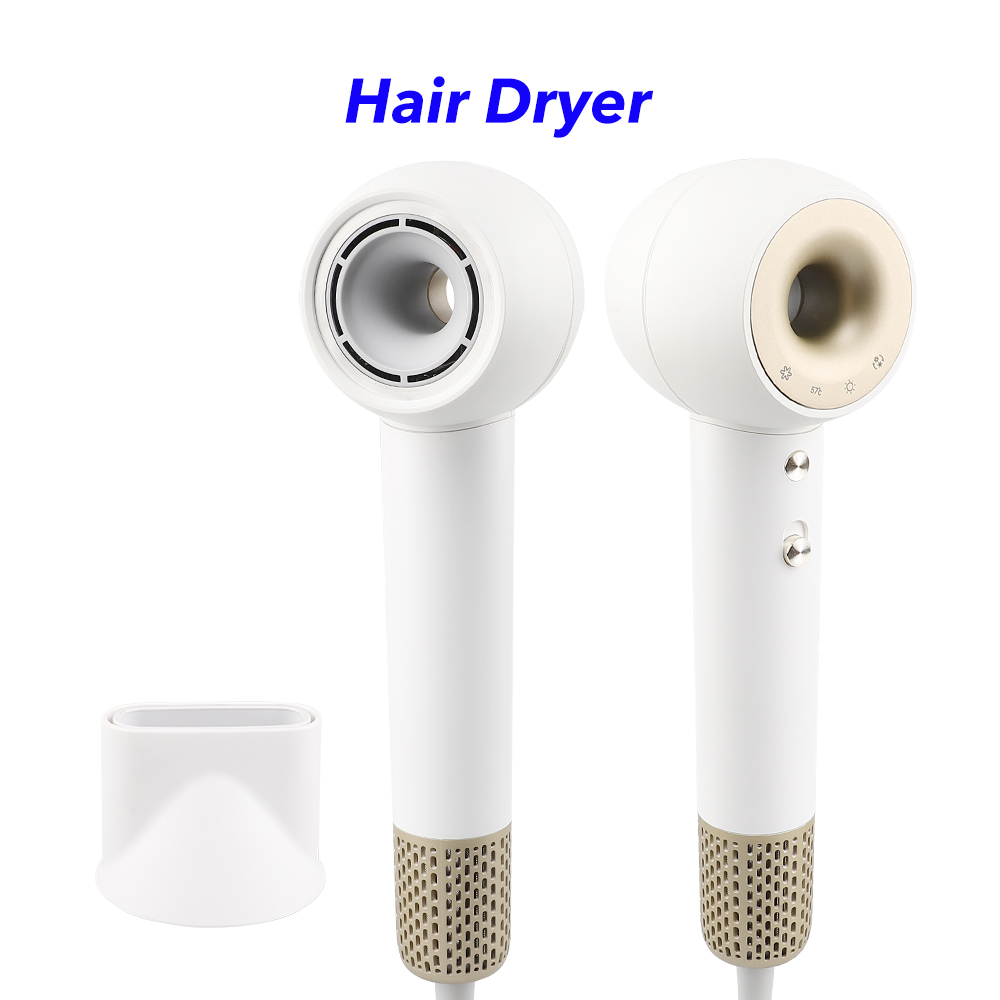 New Design 1400W High Speed Hair Dryer BLDC Brushless Motor Ionic Blow Dryer with 1 Nozzle