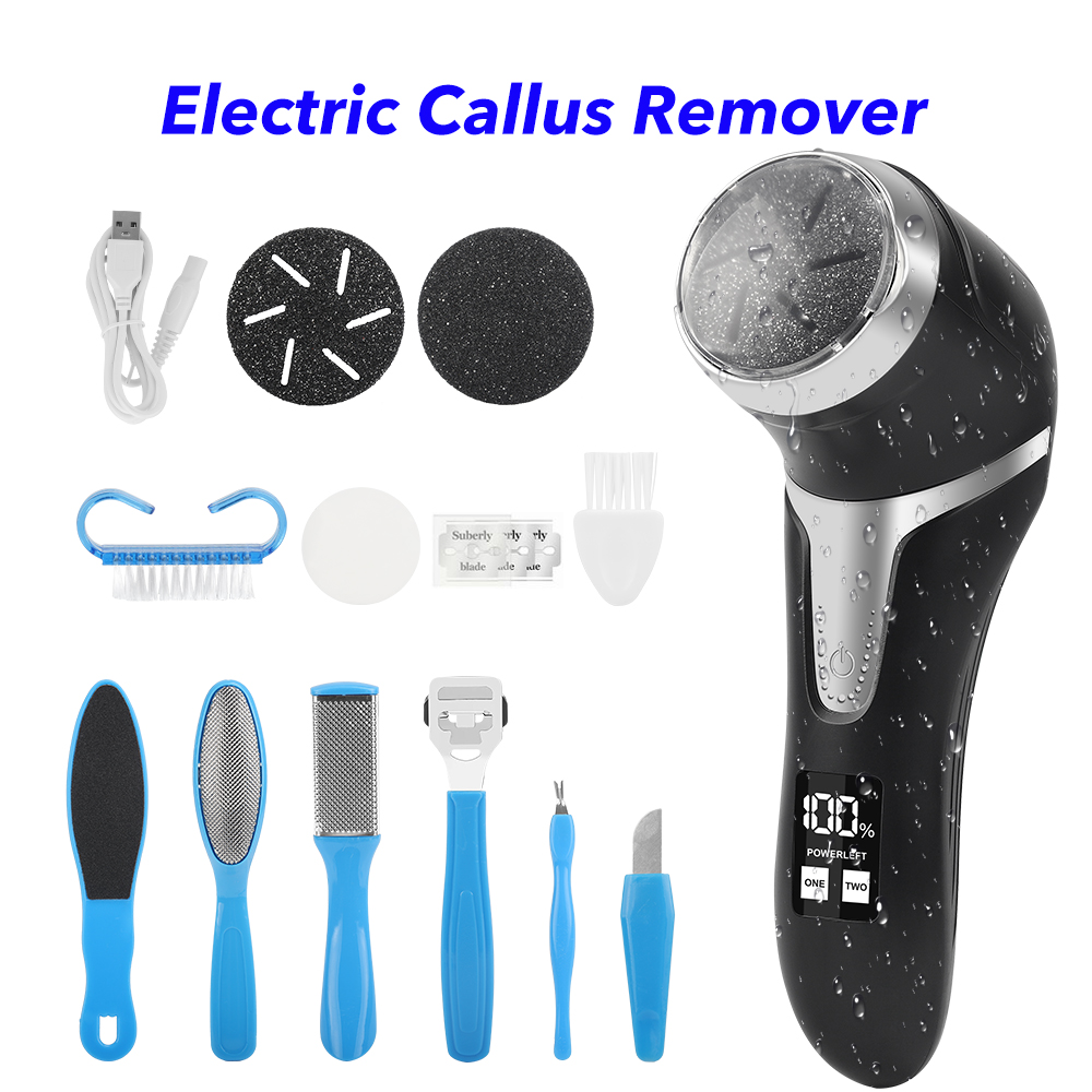 Professional Foot Care Pedicure Tools USB Charging Replacement Callus Remover Feet Electric Callus Trimmer