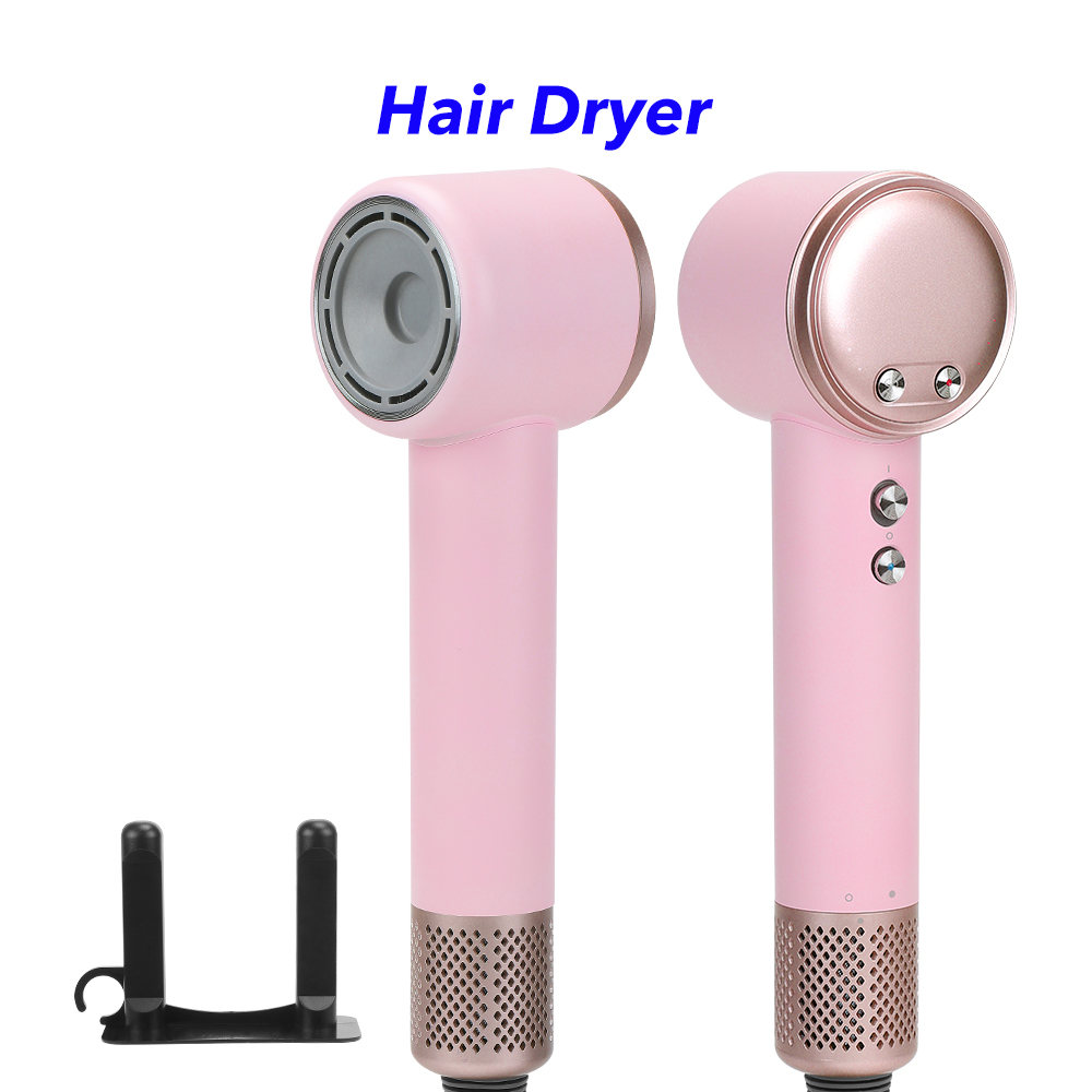 3X Faster Drying Brushless Motor Hairdryers Lightweight 110000Rpm Professional High Speed Hair Dryer With Negative Ions(Pink)