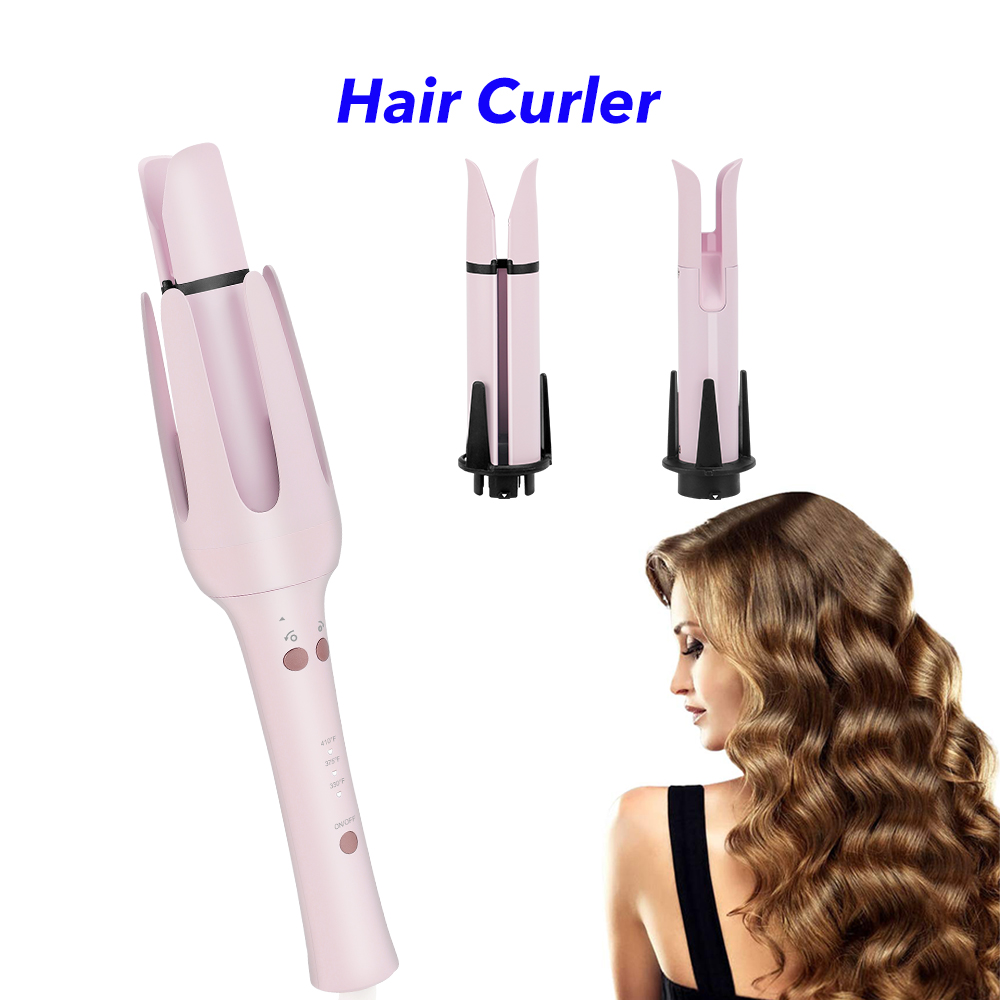 Professional Hair Curler Wand 32mm 25mm Barrel Rotating Curling Iron Ceramic Magic Automatic Hair Curler