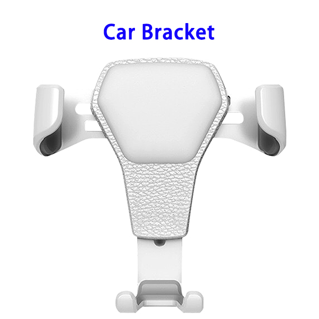 High Quality Patented Gravity Sensor Mobile Support Car Mount Phone Holder(White)