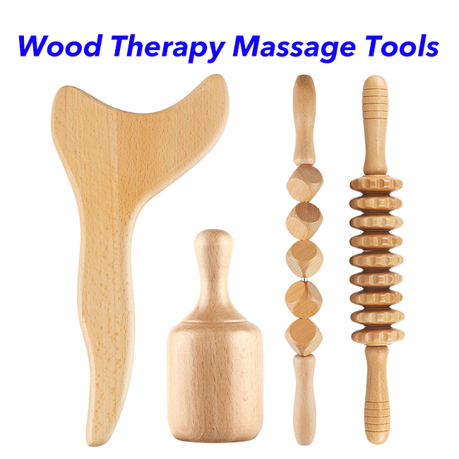 Wood Lymphatic Drainage Massage Tool Anti Cellulite Wood Massage ...