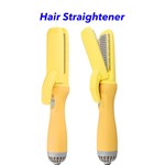 Professional 1000W Hot Air Brush 2 in 1 Hair Styler Ionic Flat Iron Hair Straightener
