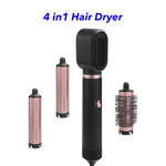 Electric Rotating Hair Curling Iron Hair Blower Brush Quick-Drying Hot Air Curler Multifunctional 4 in 1 Hair Dryer Brush