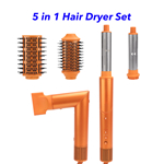 5 in 1 High Speed Air Styler Hair Dryer Set Foldable Brushless Motor Diffuser Nozzle Professional Hair Styler Brush